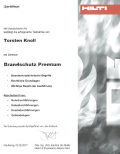 Zertifikat Brandschutz